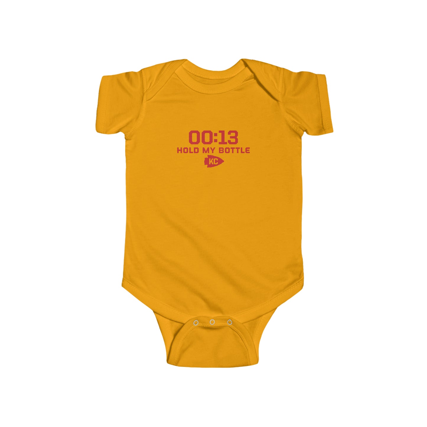 Hold My Bottle | Hold my beer | Mahomes | Kansas City Chiefs | Infant Bodysuit