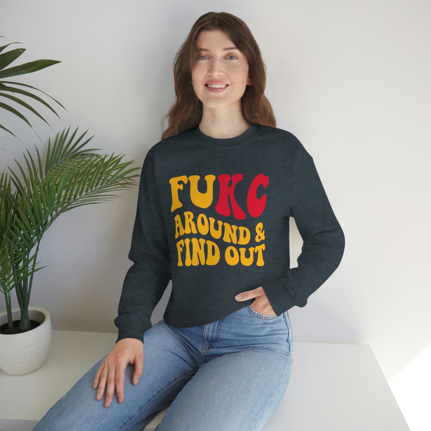 FU KC | Around and Find out | Kansas City Chiefs | Unisex Sweatshirt