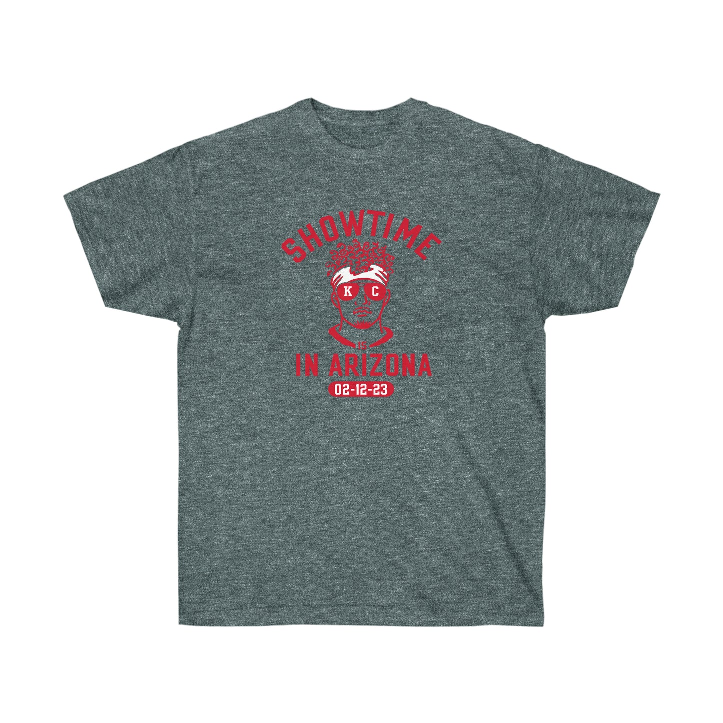 Show Time in Arizona | Kansas City Chiefs | Mahomes Chiefs| Unisex Cotton Tee | Extended Sizes