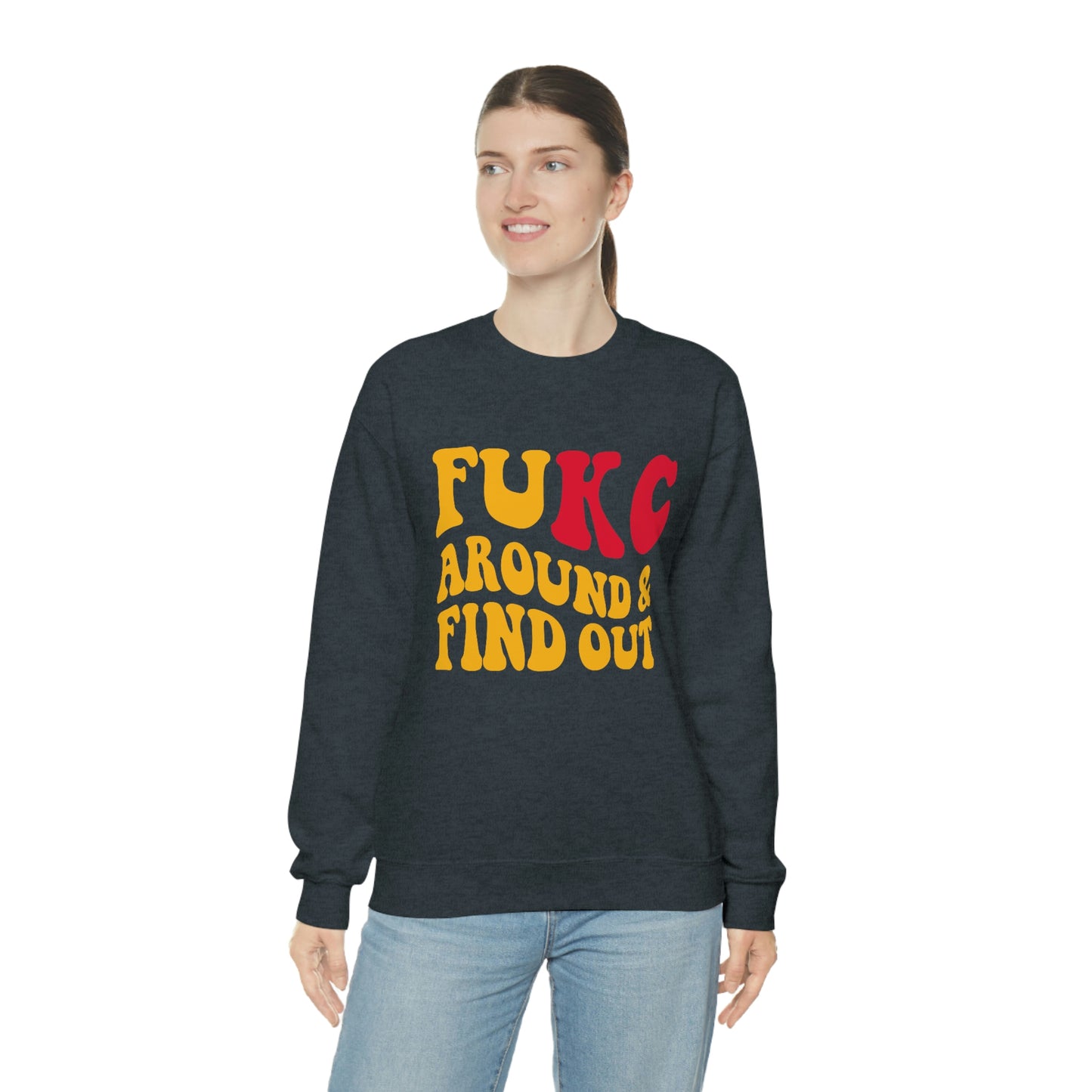 FU KC | Around and Find out | Kansas City Chiefs | Unisex Sweatshirt