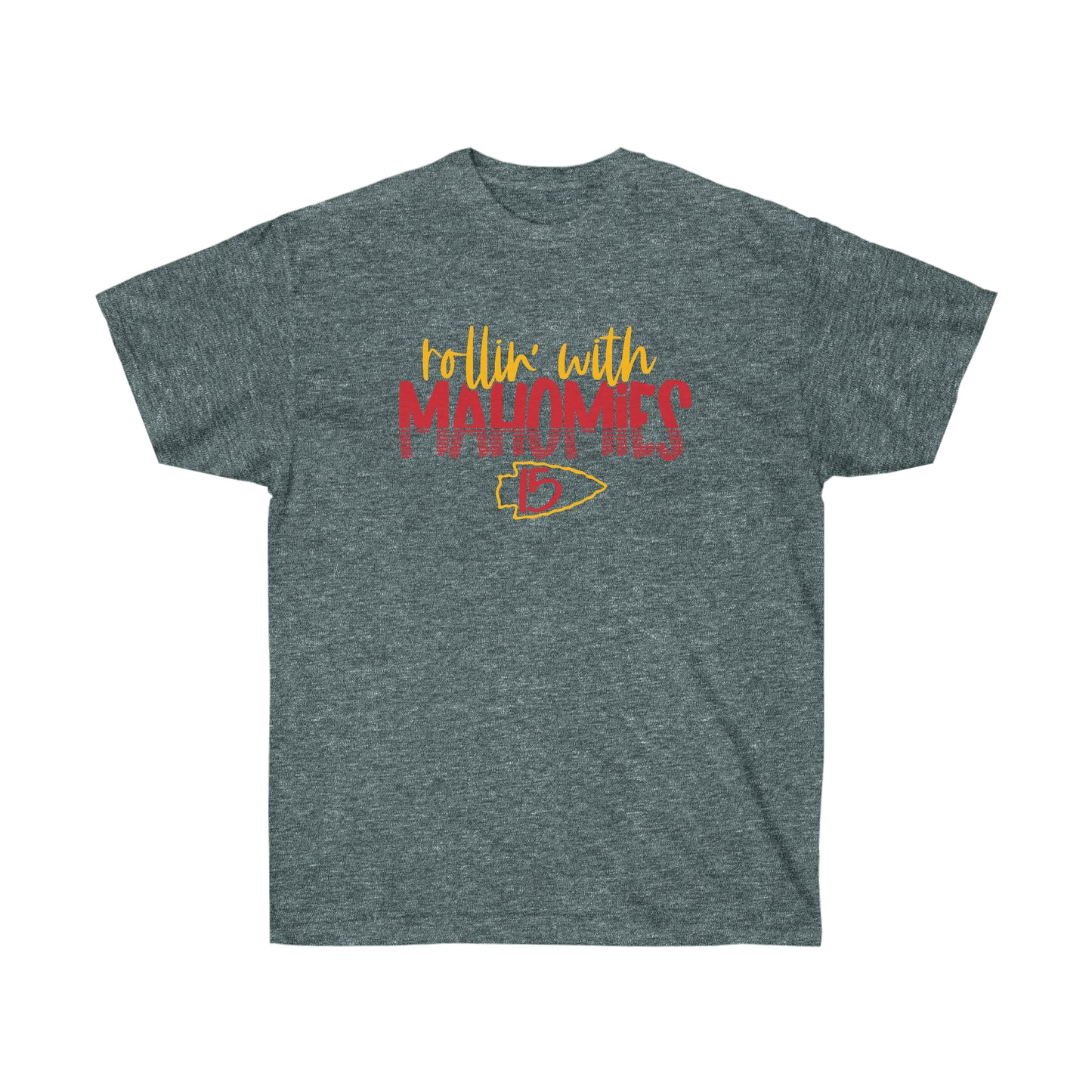 Rolling with Mahomies | Kansas City | Chiefs |Unisex Cotton Tee