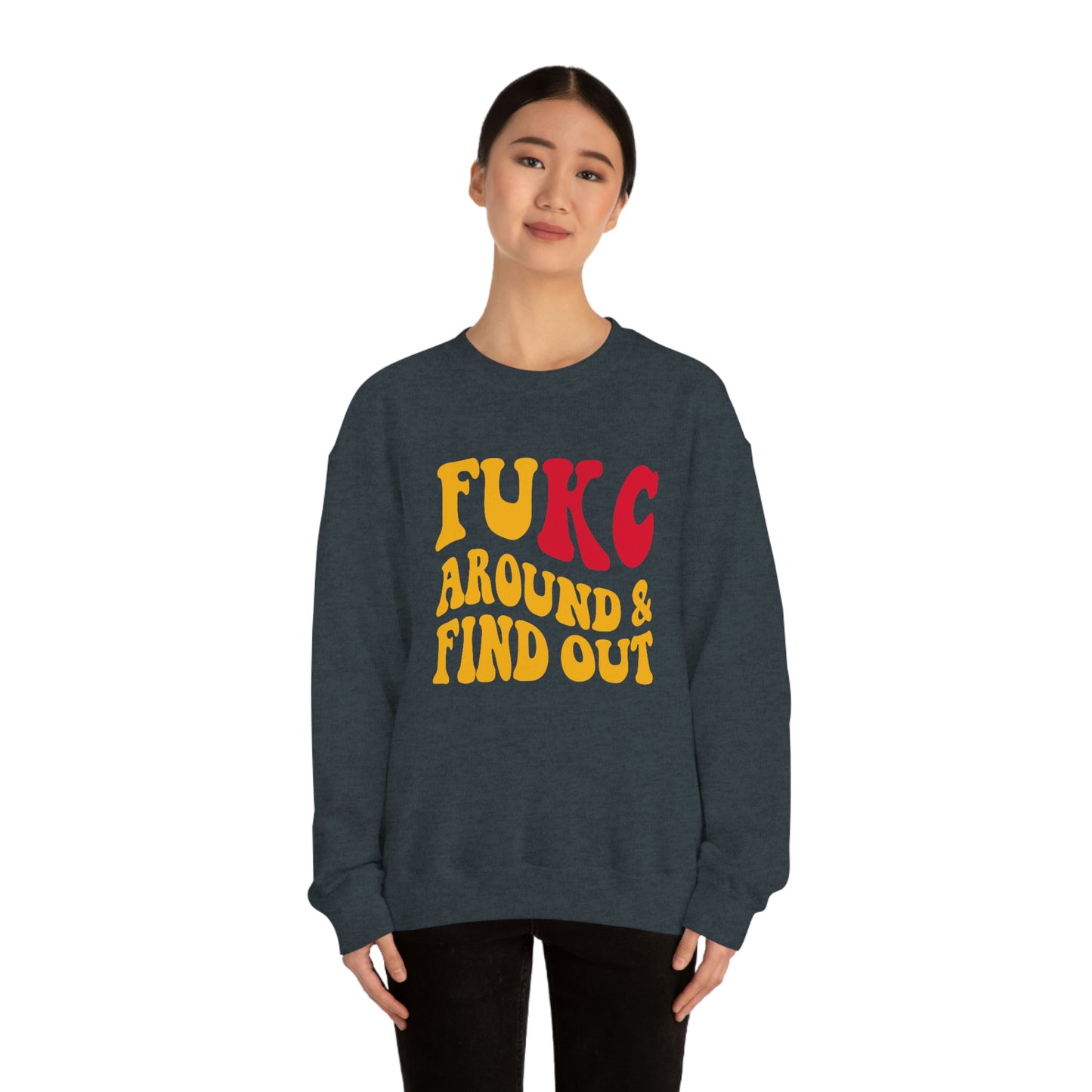 FU KC | Around and Find out | Kansas City Chiefs | Unisex Sweatshirt