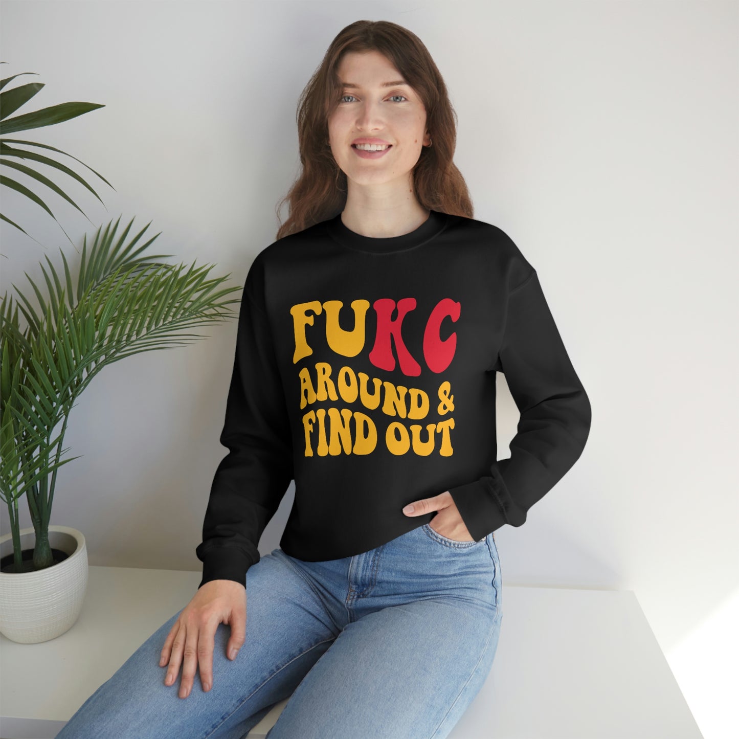 FU KC | Around and Find out | Kansas City Chiefs | Unisex Sweatshirt