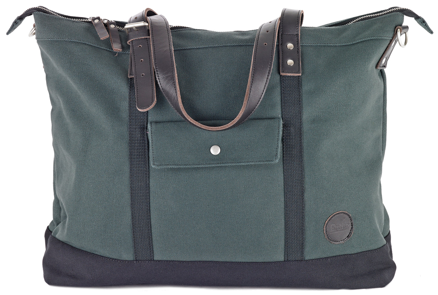 Army Green Zip Tote