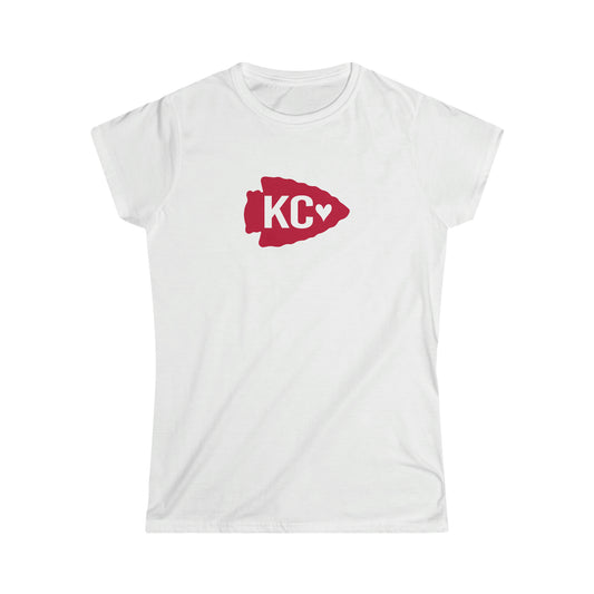 Kansas City | Chiefs | Arrowhead | I love the Chiefs | Ladies Tee