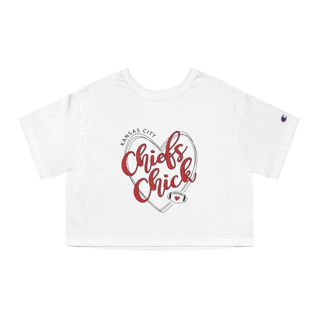 Chiefs Chief Cropped T-Shirt | Kansas City Chiefs Ladies Cropped Tee