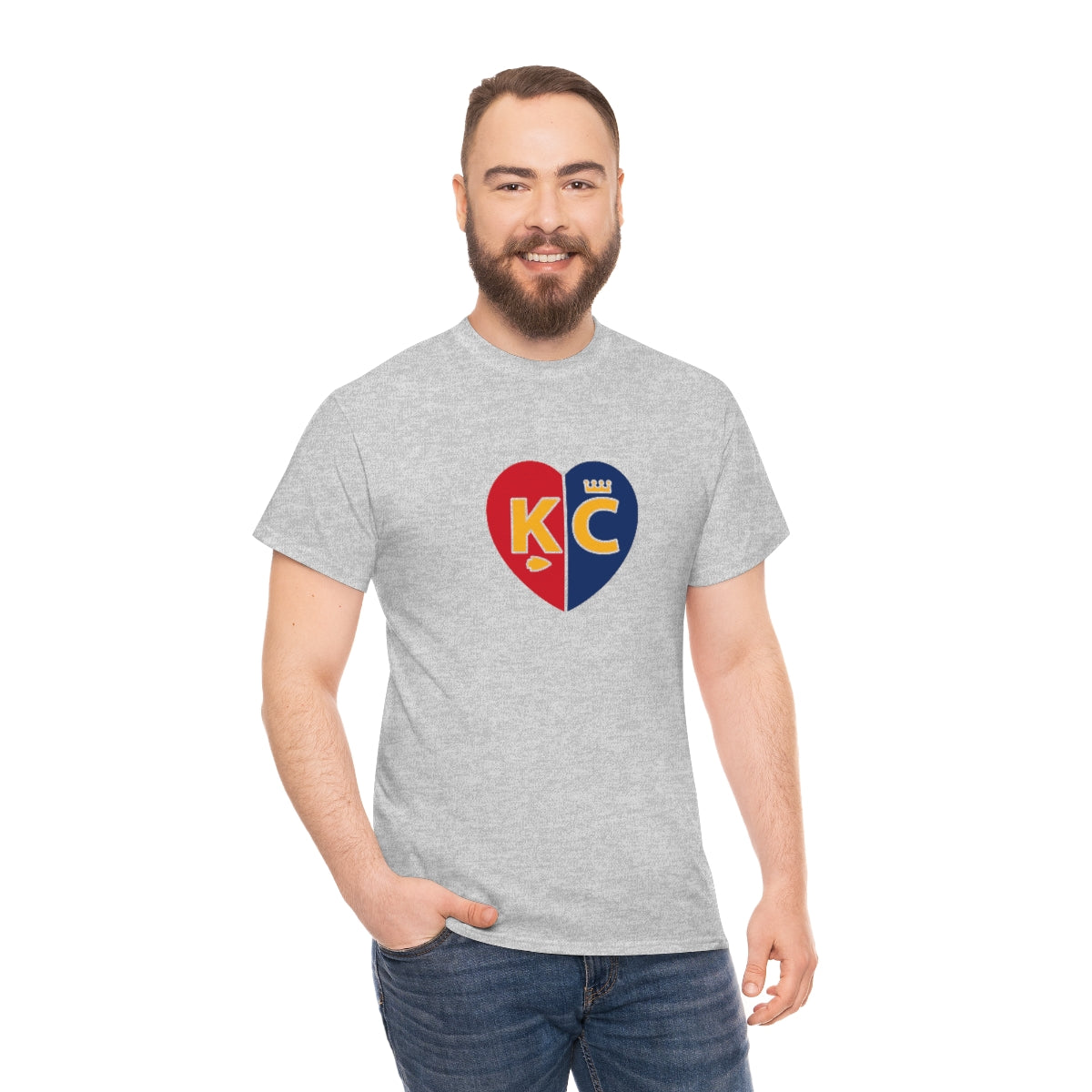 I Love KC | Royals and Chiefs | Unisex Tee