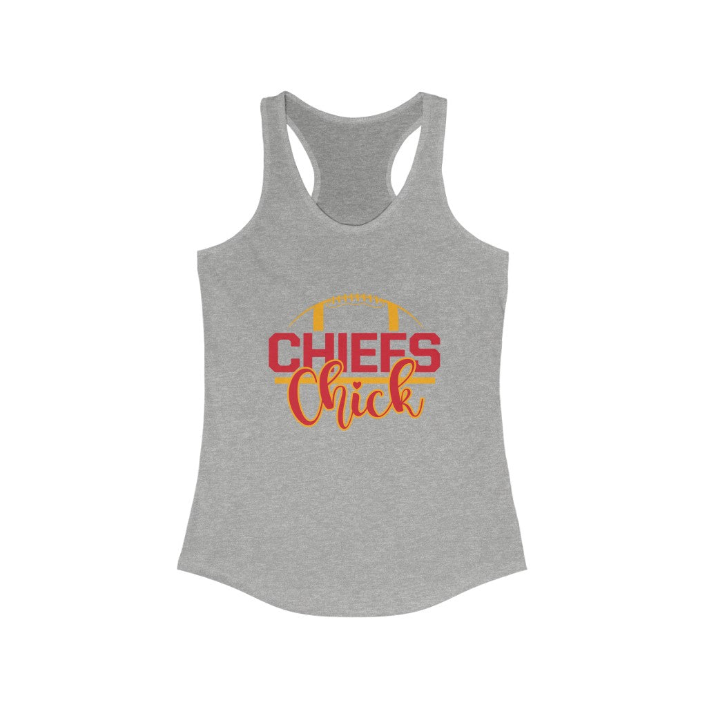 Kansas City Football Tank | Chiefs ChickRacerback Tank