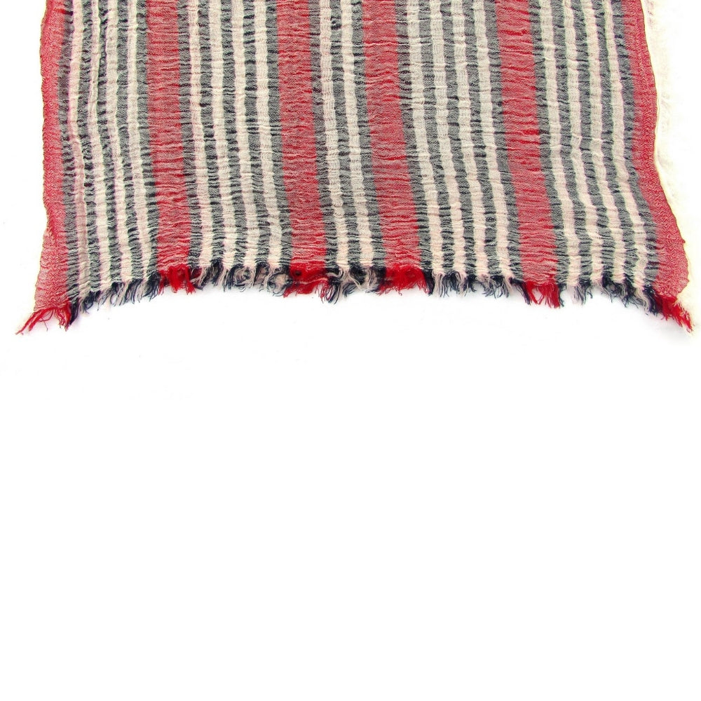 Turkish Cotton Blend Fringed Scarf