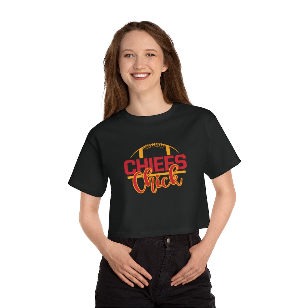 Chiefs Chick | Kansas City Chiefs | Ladies Cropped T-Shirt