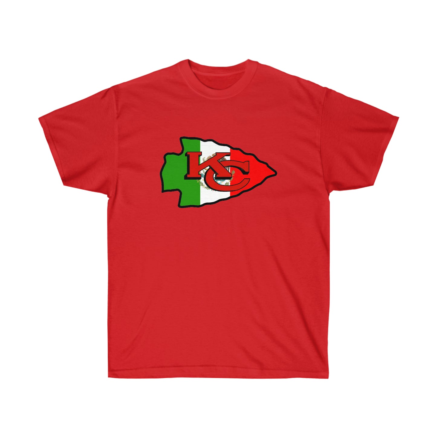 KC Chiefs Arrowhead | Kansas City Chiefs | Mexican Flag | Unisex Tshirt