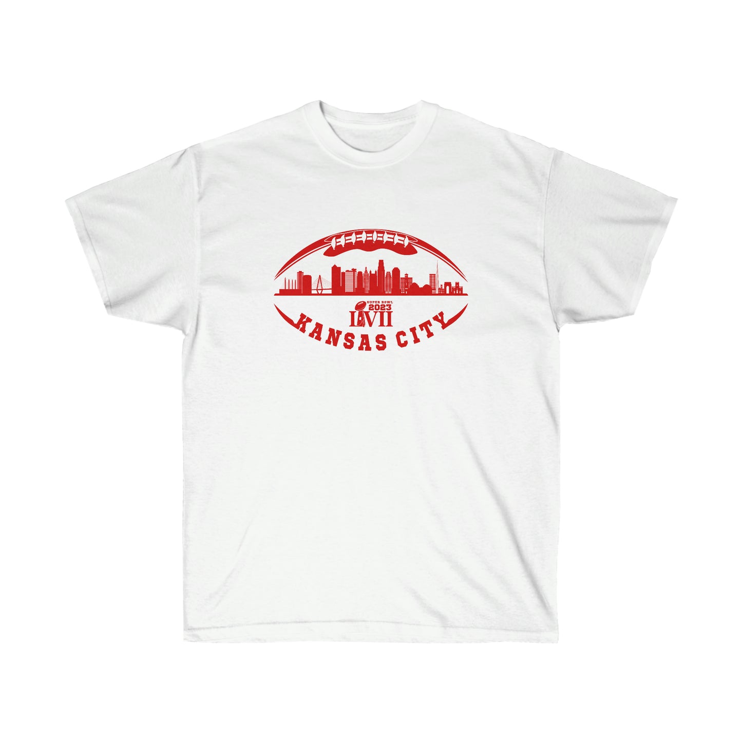 KC Chiefs 2023 Super Bowl | Kansas City Chiefs | Extended Sizes | Unisex Cotton Tee